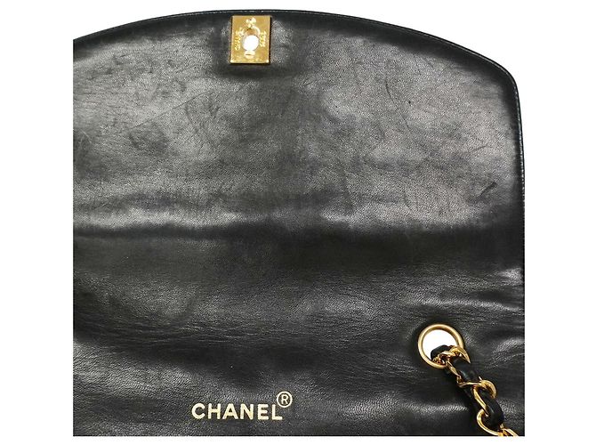 Borsa a tracolla Chanel Diana con catena Nero - vista 10