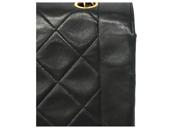 Borsa a tracolla Chanel Diana con catena Nero - vista 8