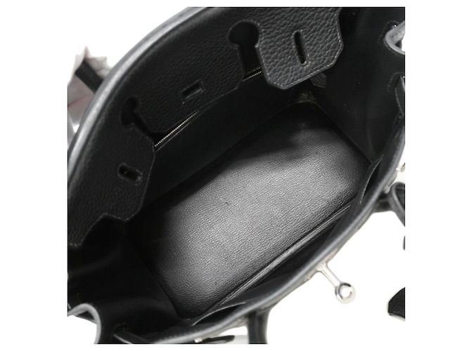 Hermès Borsa Hermes Birkin 30 in pelle Togo nera Nero - vista 4