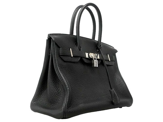 Hermès Borsa a mano Hermes Birkin 30 Nero - vista 2