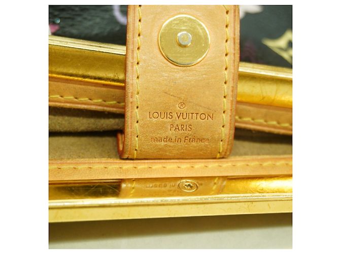 Borsa Louis Vuitton Monogram Multicolor Judy GM Nero - vista 5