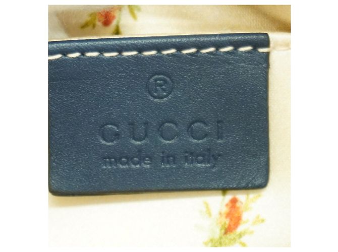 Bolsa Gucci GG Marmont em denim Azul marinho - vista 5