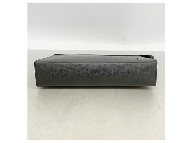 Louis Vuitton Taiga Pochette Voyage Clutch Bag Nero - vista 3