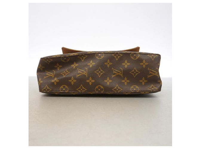 Borsa a tracolla Mini Looping Monogram Louis Vuitton Marrone - vista 3