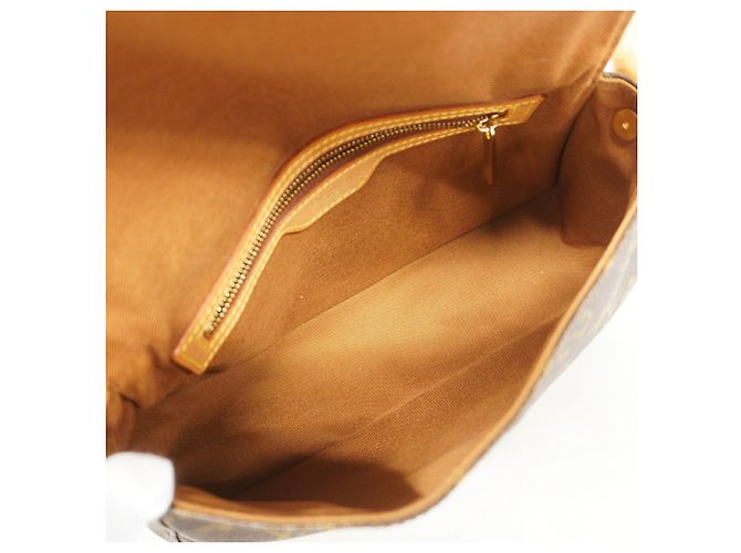 Borsa a tracolla Mini Looping Monogram Louis Vuitton Marrone - vista 4