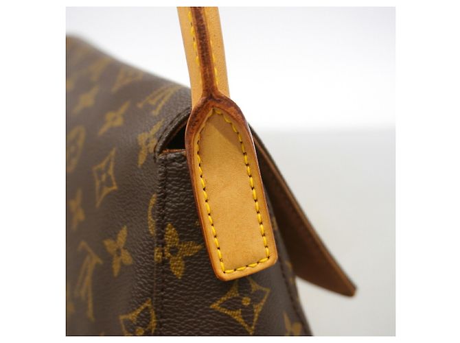 Borsa a tracolla Mini Looping Monogram Louis Vuitton Marrone - vista 9