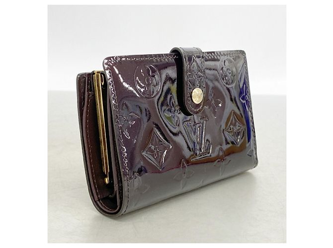 Louis Vuitton Vernis Portefeuille Viennois Wallet Bordò - vista 2