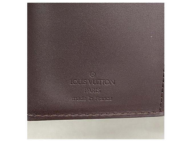 Louis Vuitton Vernis Portefeuille Viennois Wallet Bordò - vista 4
