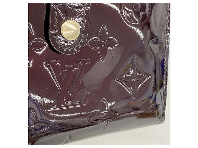 Louis Vuitton Vernis Portefeuille Viennois Wallet Bordò - vista 6
