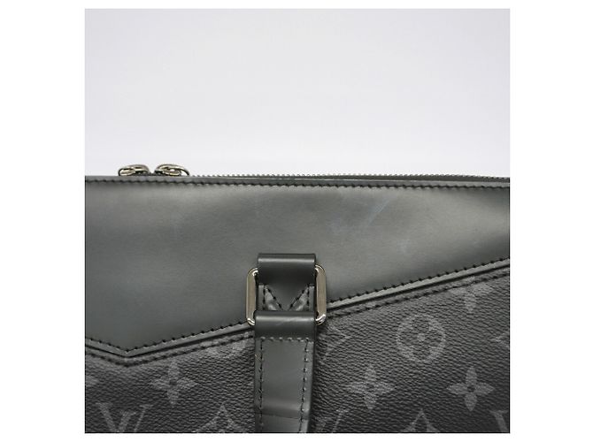 Louis Vuitton Monogram Eclipse Explorer Bag Black - view 8