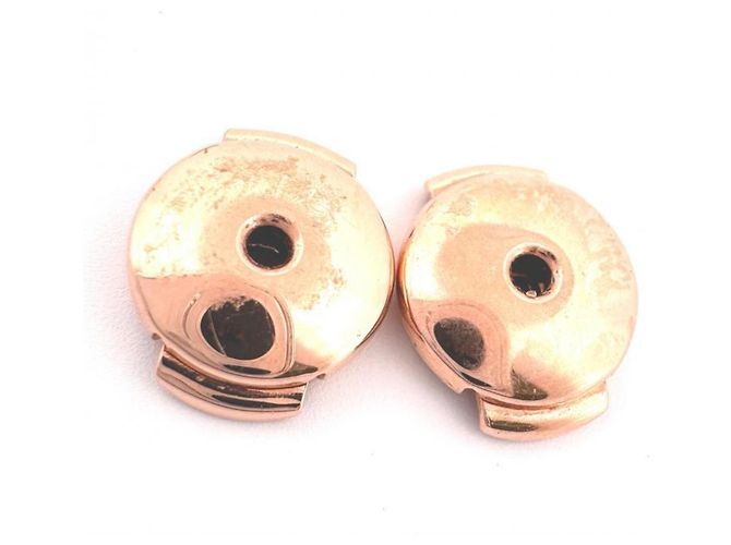 Hermès Pendientes Hermes K18PG Farandole en oro rosa Dorado - vista 7