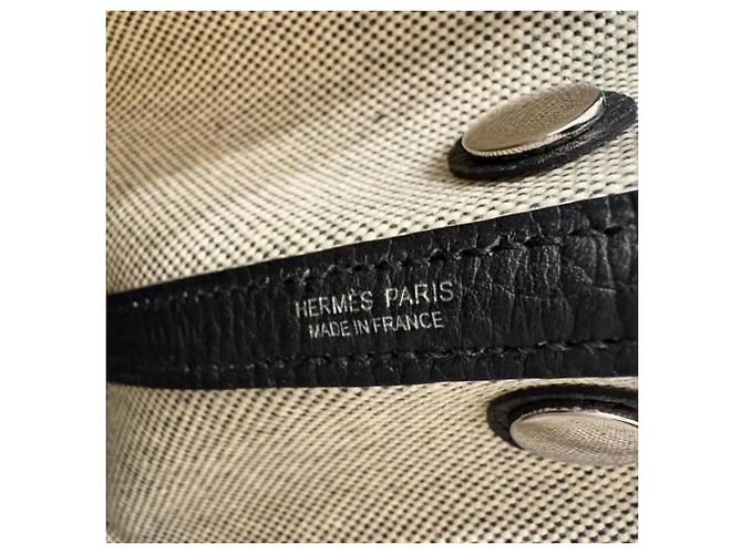 Hermès Hermes Neo Garden 23 Tote Bag Schwarz Roh - Ansicht 6