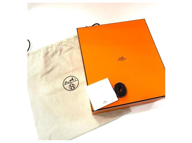 Hermès Hermes Neo Garden 23 Tote Bag Schwarz Roh - Ansicht 8