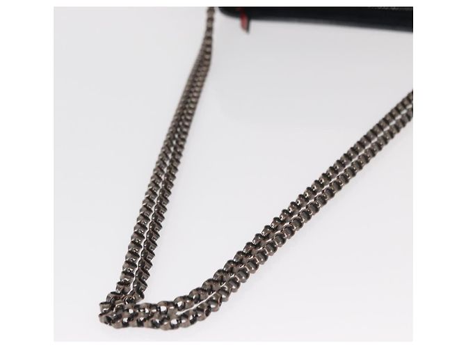 Christian Louboutin Triloubi Chain Leather Small Nero - vista 6