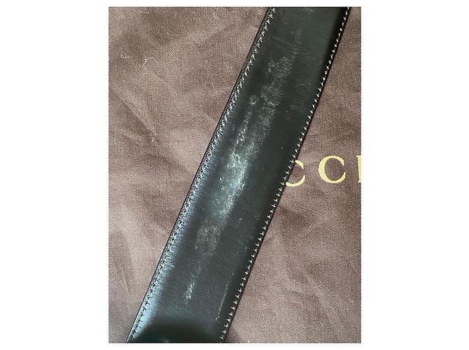 Cinturón Gucci GG Monogram Castaño Dorado - vista 5