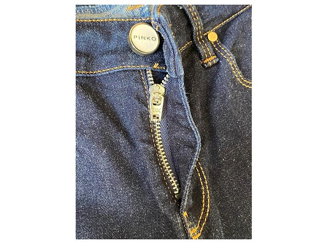 Vaqueros Pinko Cassidy Flare Superstretch Denim Azul oscuro - vista 3
