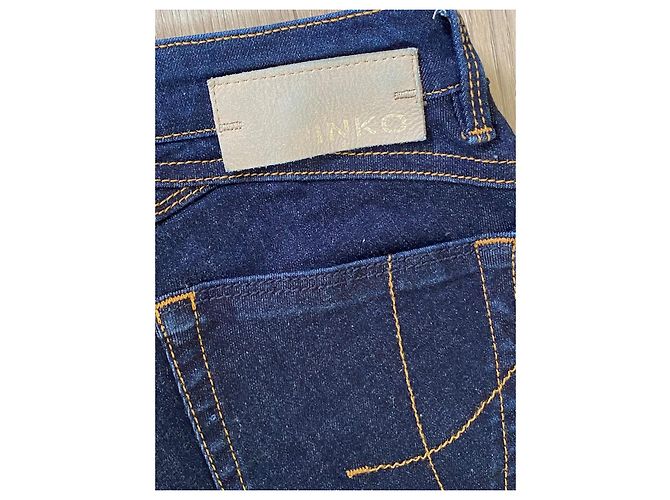 Vaqueros Pinko Cassidy Flare Superstretch Denim Azul oscuro - vista 4