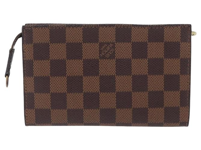Necessaire Louis Vuitton Damier 15 Marrone - vista 2