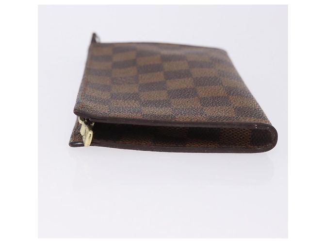 Necessaire Louis Vuitton Damier 15 Marrone - vista 4