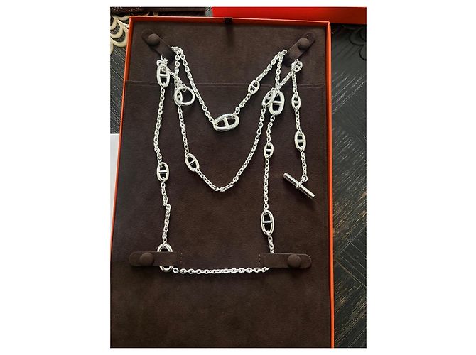 Collana Hermès Farandole 120 in Argento Sterling - vista 3