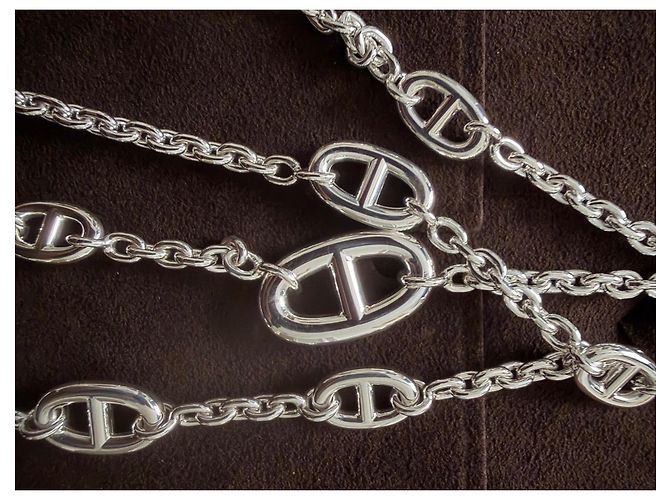 Collana Hermès Farandole 120 in Argento Sterling - vista 6