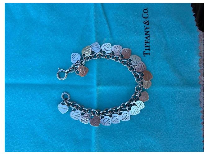 Tiffany & Co. Bracciale Return to Tiffany Multi-Heart Silver hardware - vista 3
