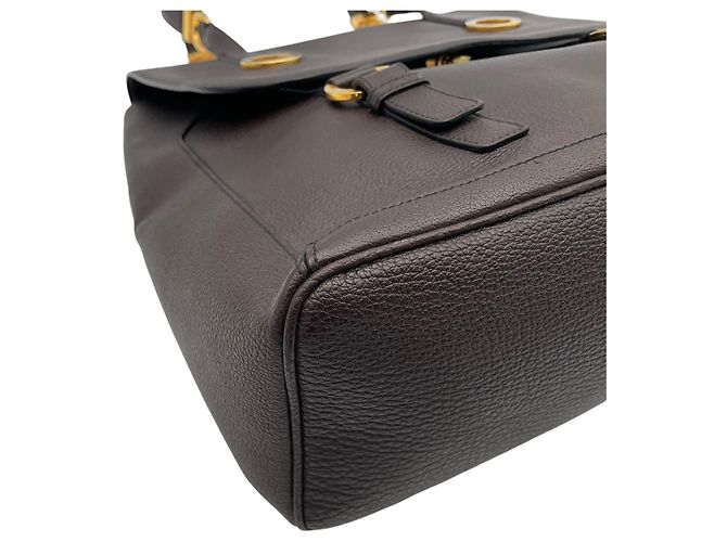 Bulgari Bvlgari Tamara Tote Bag Dunkelbraun - Ansicht 10