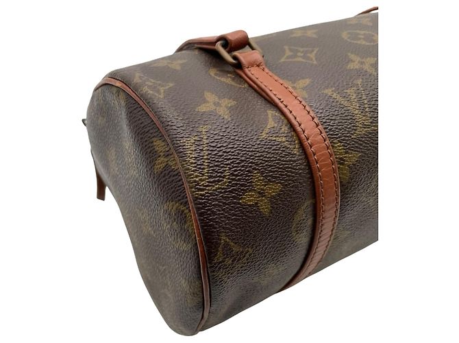 Bolsa Louis Vuitton Papillon 26 Monogram Marrom Monograma - vista 10