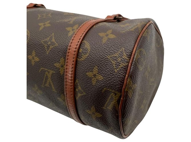 Bolsa Louis Vuitton Papillon 26 Monogram Marrom Monograma - vista 13