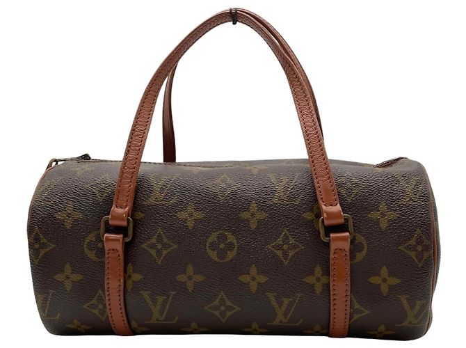 Bolsa Louis Vuitton Papillon 26 Monogram Marrom Monograma - vista 2