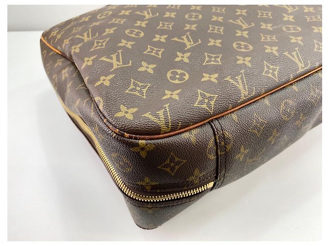 Louis Vuitton Alize Monogram 24 Heures Marrone - vista 7