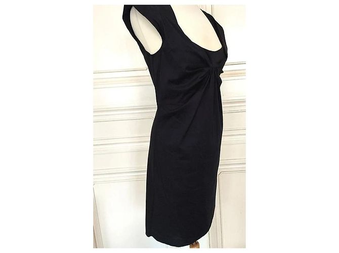 Vanessa Bruno Classic Abendkleid - Schwarz T40 - Ansicht 11