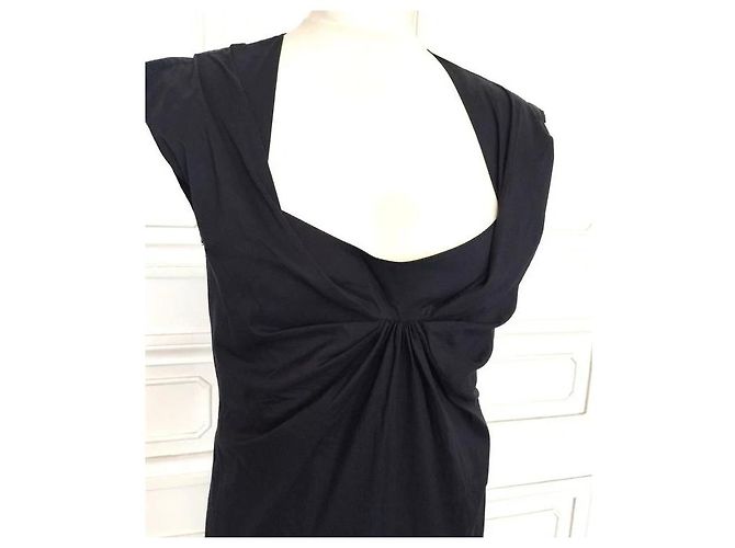 Vanessa Bruno Classic Abendkleid - Schwarz T40 - Ansicht 12