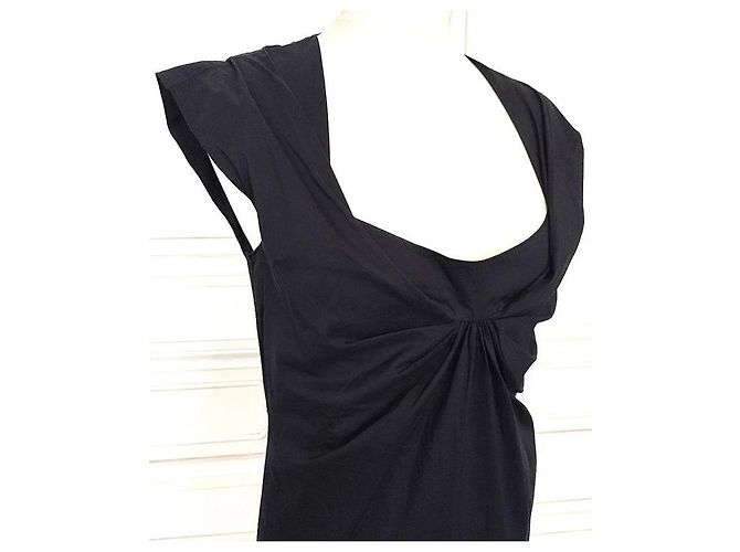 Vanessa Bruno Classic Abendkleid - Schwarz T40 - Ansicht 18