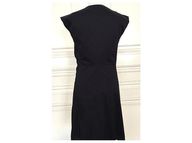 Vanessa Bruno Classic Abendkleid - Schwarz T40 - Ansicht 3