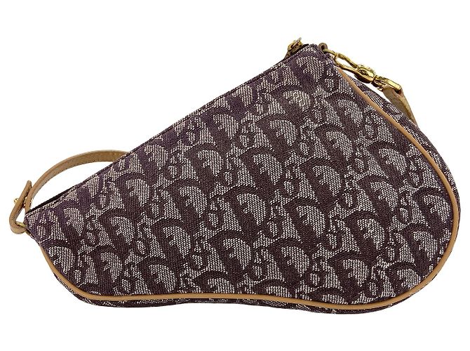 Christian Dior Saddle Canvas Mini Marrom - vista 2