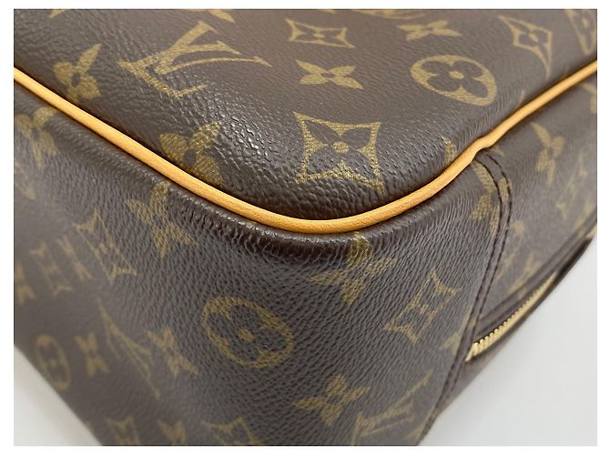 Louis Vuitton Deauville Monogram Standard Castaño - vista 6