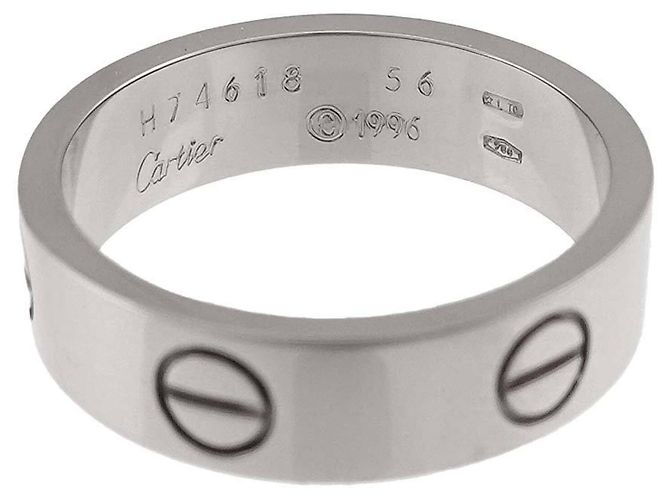 Anello Cartier Love in oro bianco - vista 3