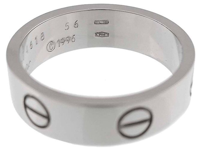 Anello Cartier Love in oro bianco - vista 4