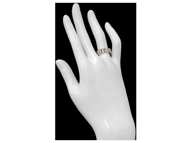 Anello Cartier Love in oro bianco - vista 7