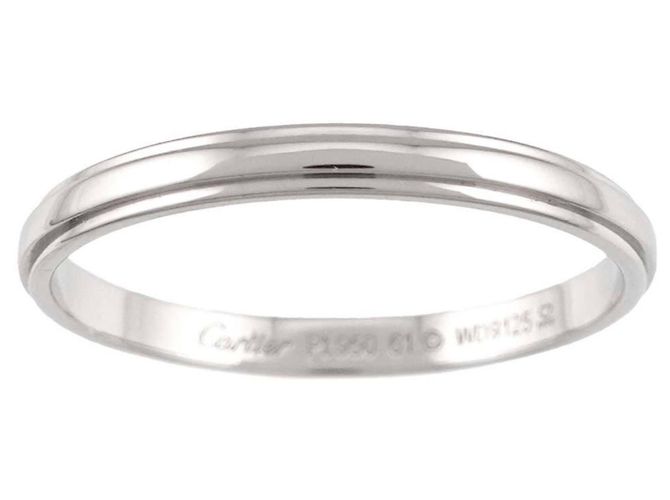 Cartier d'Amour Platinum Band Ring - view 2