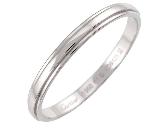 Cartier d'Amour Platinum Band Ring - view 4