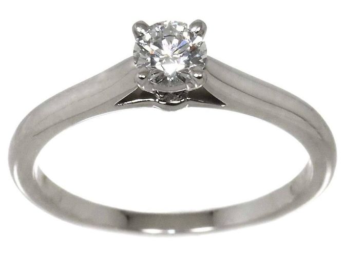 Cartier Platin Solitär Diamant Ring - Ansicht 2
