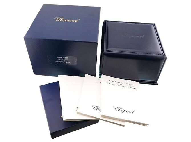 Collar Chopard Happy Spirit de Diamantes en Oro Blanco - vista 10