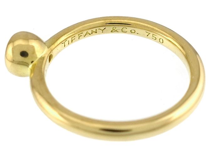 Autre Marque Anello Tiffany & Co. in zaffiro e oro giallo 18K - vista 3