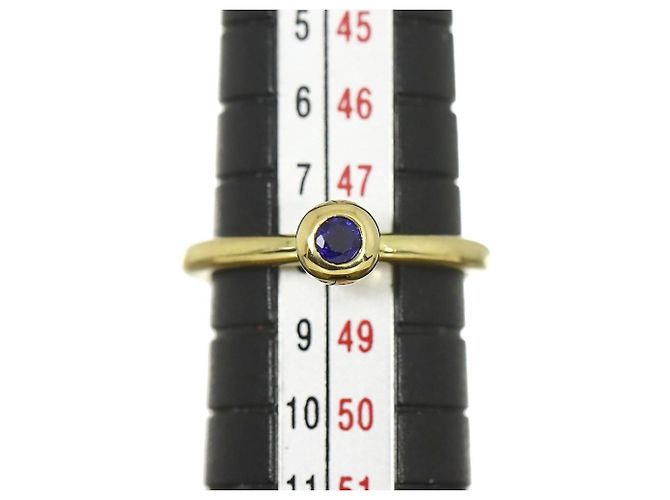 Autre Marque Anello Tiffany & Co. in zaffiro e oro giallo 18K - vista 6