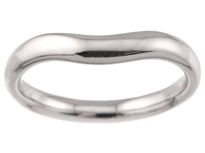Autre Marque Tiffany & Co. Curved Band Ring aus Platin - Ansicht 2