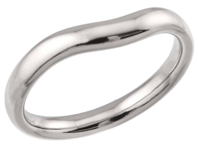 Autre Marque Tiffany & Co. Curved Band Ring aus Platin - Ansicht 5