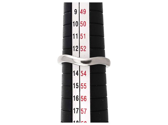 Autre Marque Tiffany & Co. Curved Band Ring aus Platin - Ansicht 6