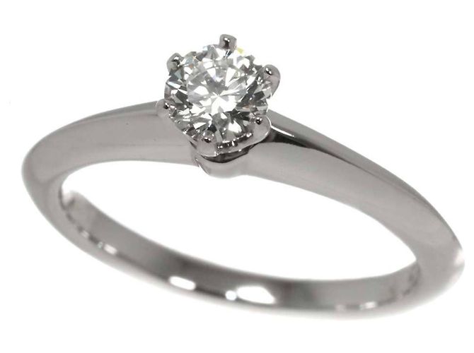 Autre Marque Tiffany & Co. Solitär-Diamantband Ring - Ansicht 5
